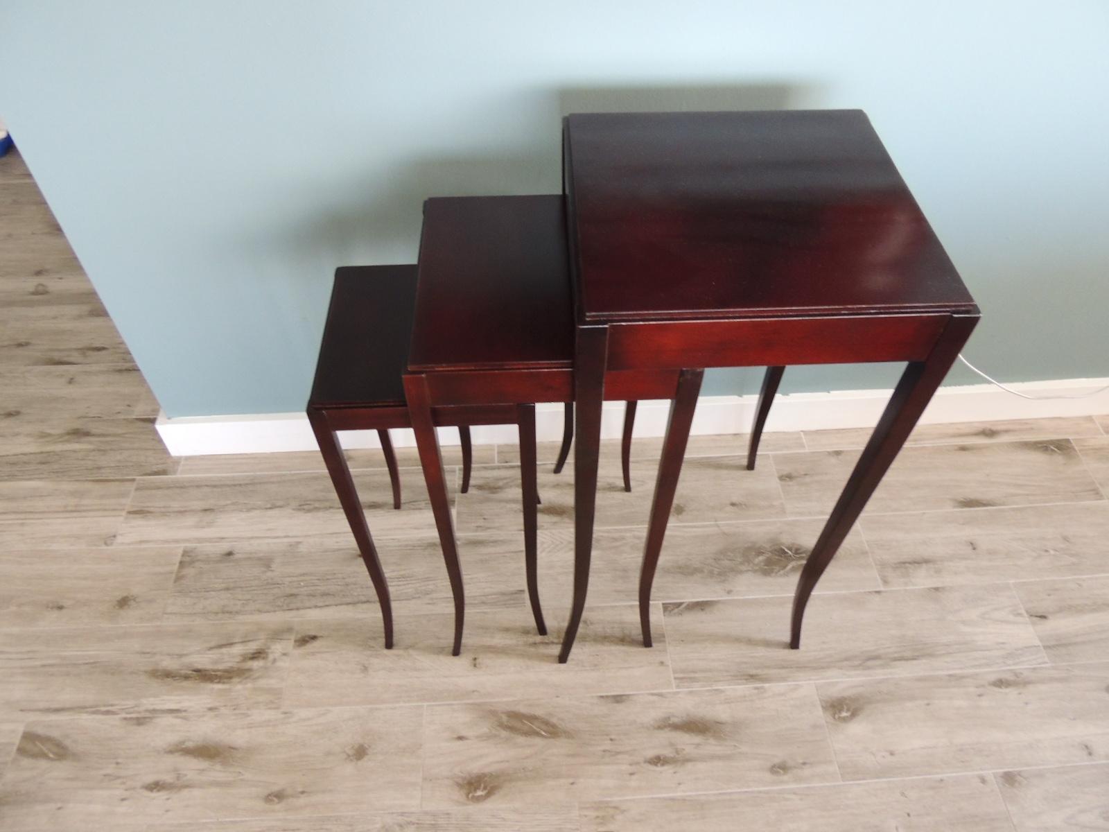 Hand-Crafted Set of '3' Nesting Tables by Barbara Barry for Baker Furniture