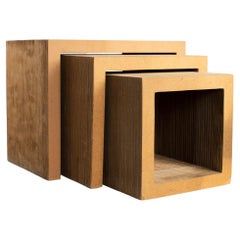 Set of 3 nesting tables by Frank Gehry