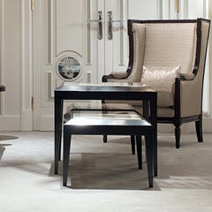 Set of 3 Nesting Tables in Black