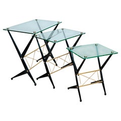 Set of 3 nesting tables – Italy 1950 Set of 3 nesting tables – Italy 1950