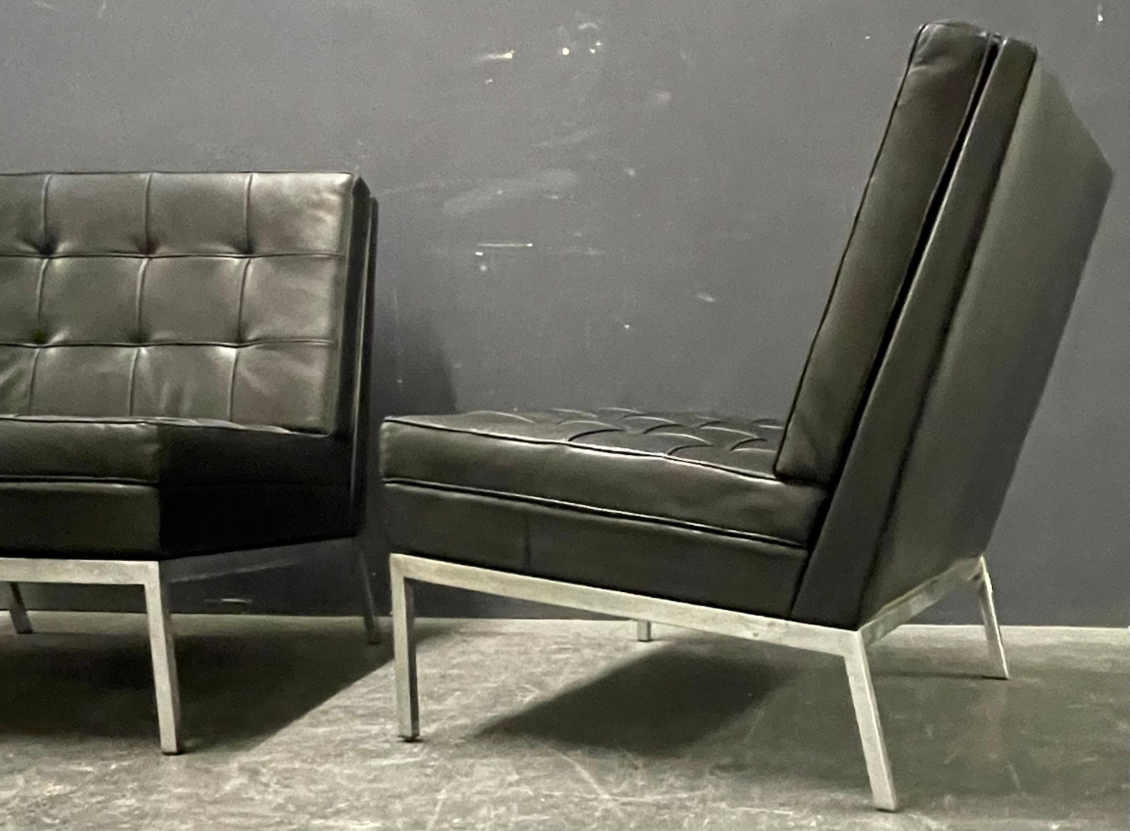 set of 3 no.65 lounge chairs by florence knoll 2