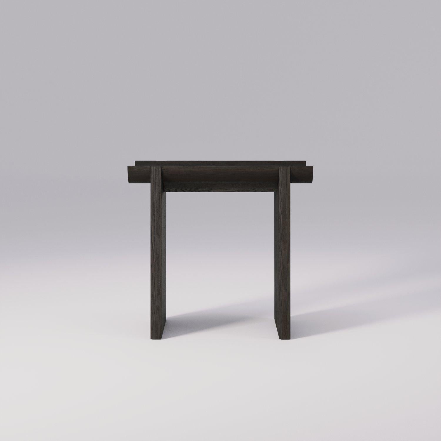 Ensemble de 3 tables d'appoint en chêne en vente 6