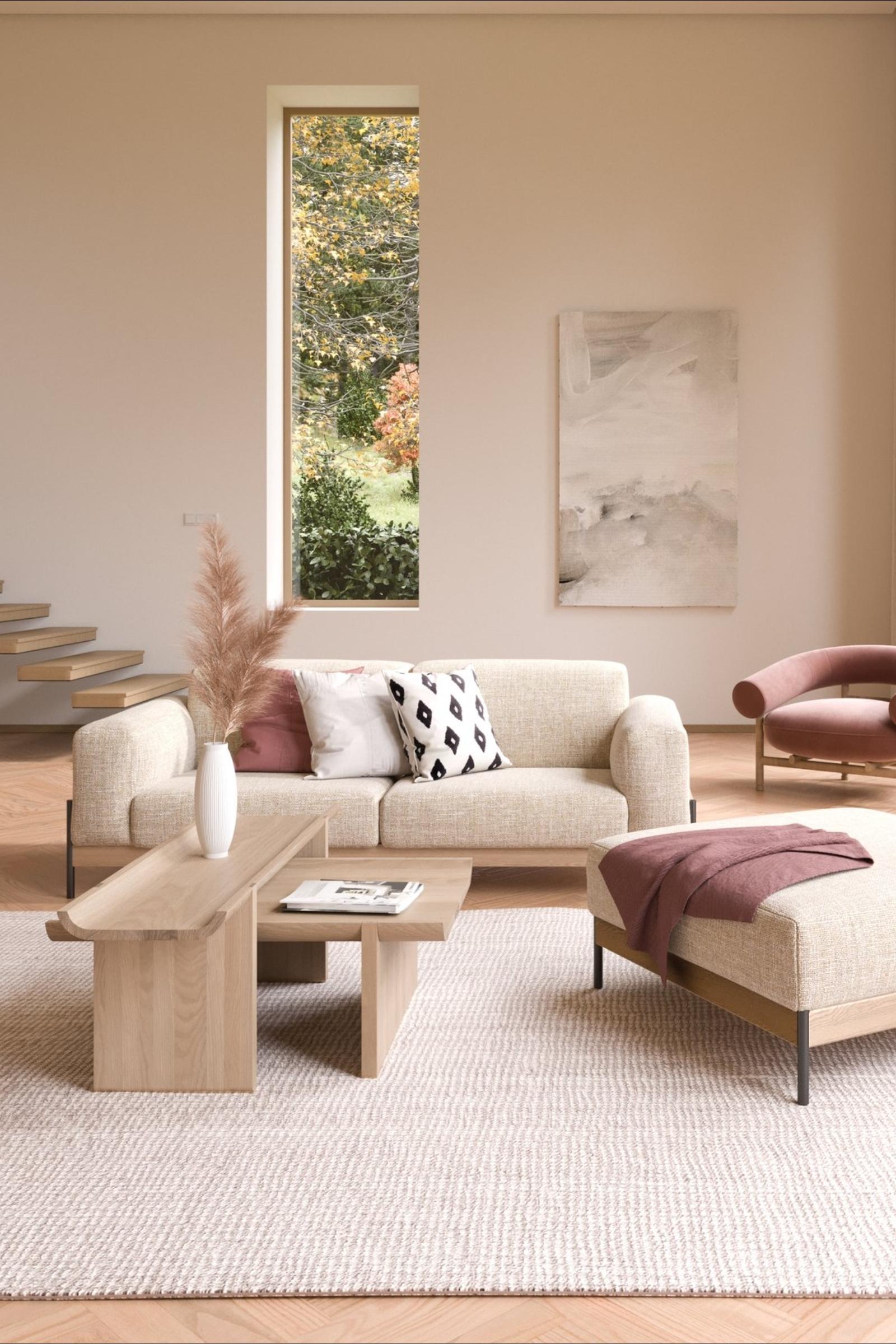 Ensemble de 3 tables d'appoint en chêne en vente 7