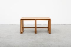 Set of 3 Oak Nesting Tables