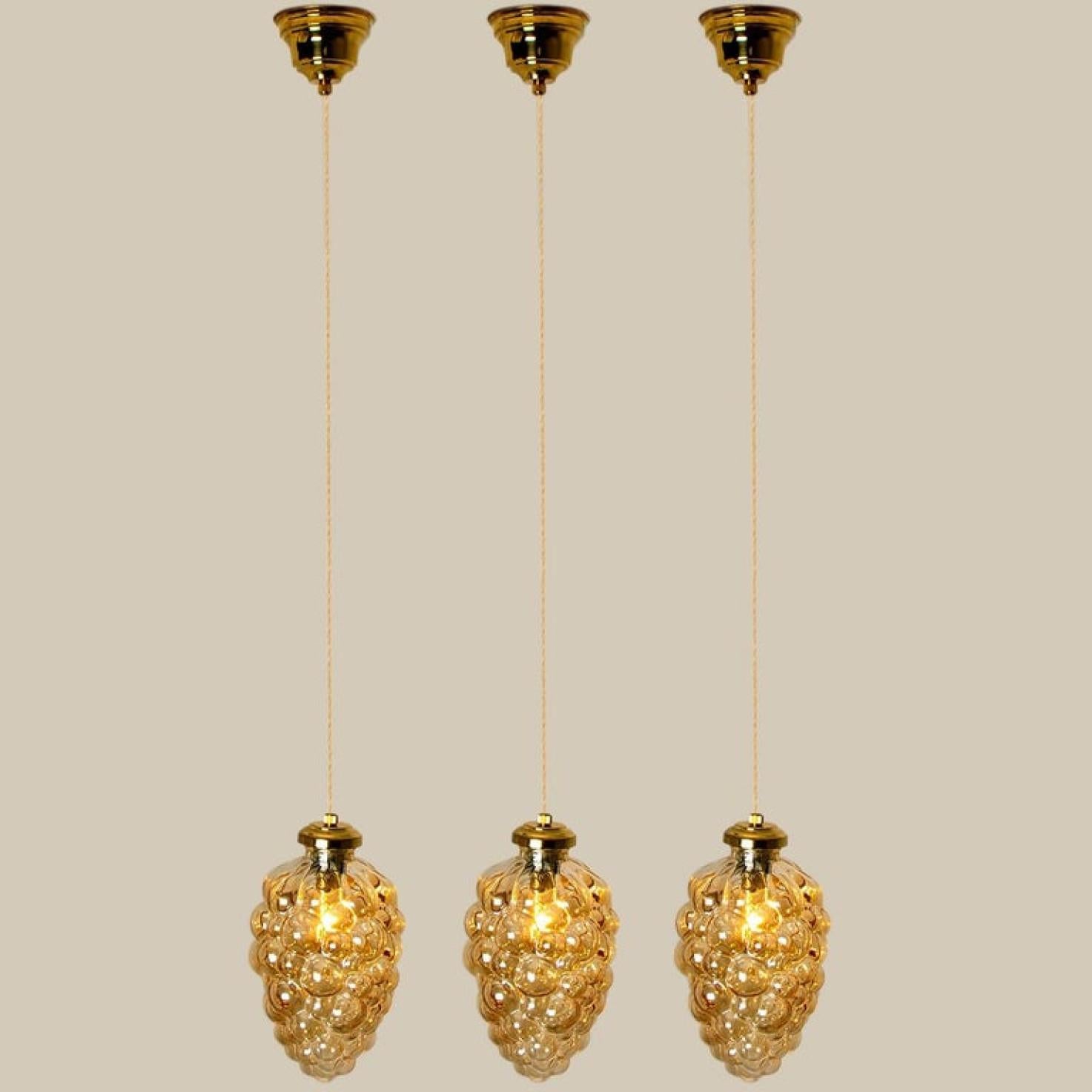 Other Set of 3 of Limburg Tynell Pendant Lights, 1960s For Sale
