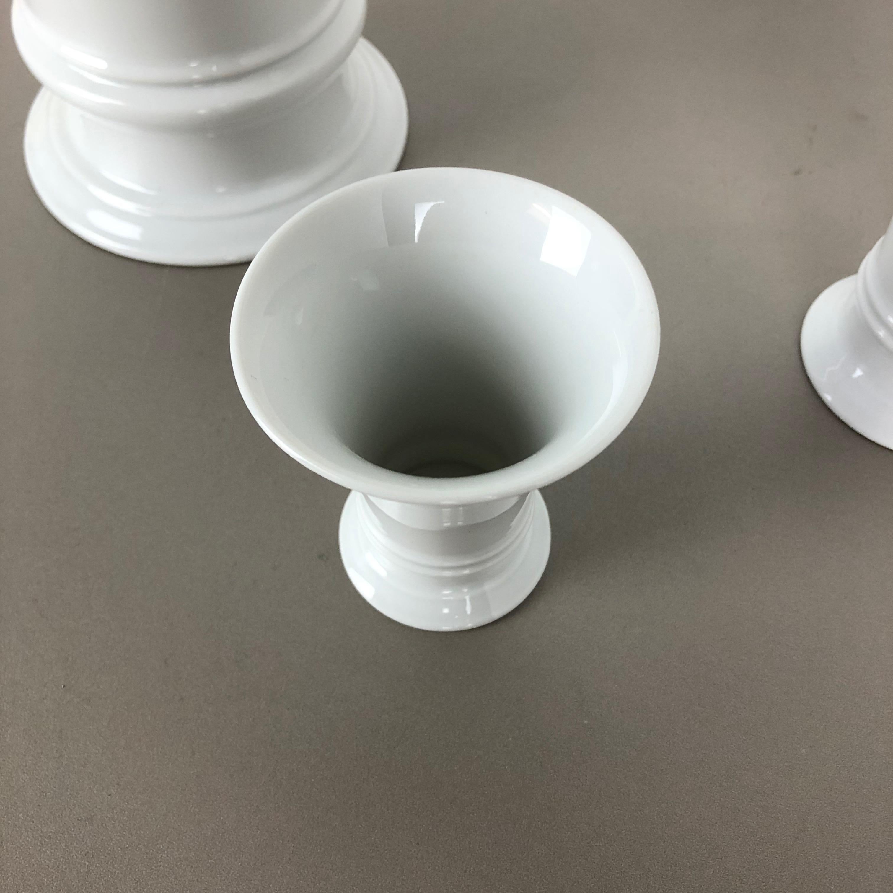 Set von 3 Op-Art-Vasen aus Porzellan, deutsche Vase von Frstenberg Ceramics, Deutschland 1970er Jahre im Angebot 4