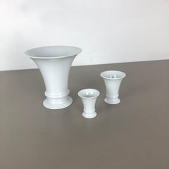 Set von 3 Op-Art-Vasen aus Porzellan, deutsche Vase von Frstenberg Ceramics, Deutschland 1970er Jahre