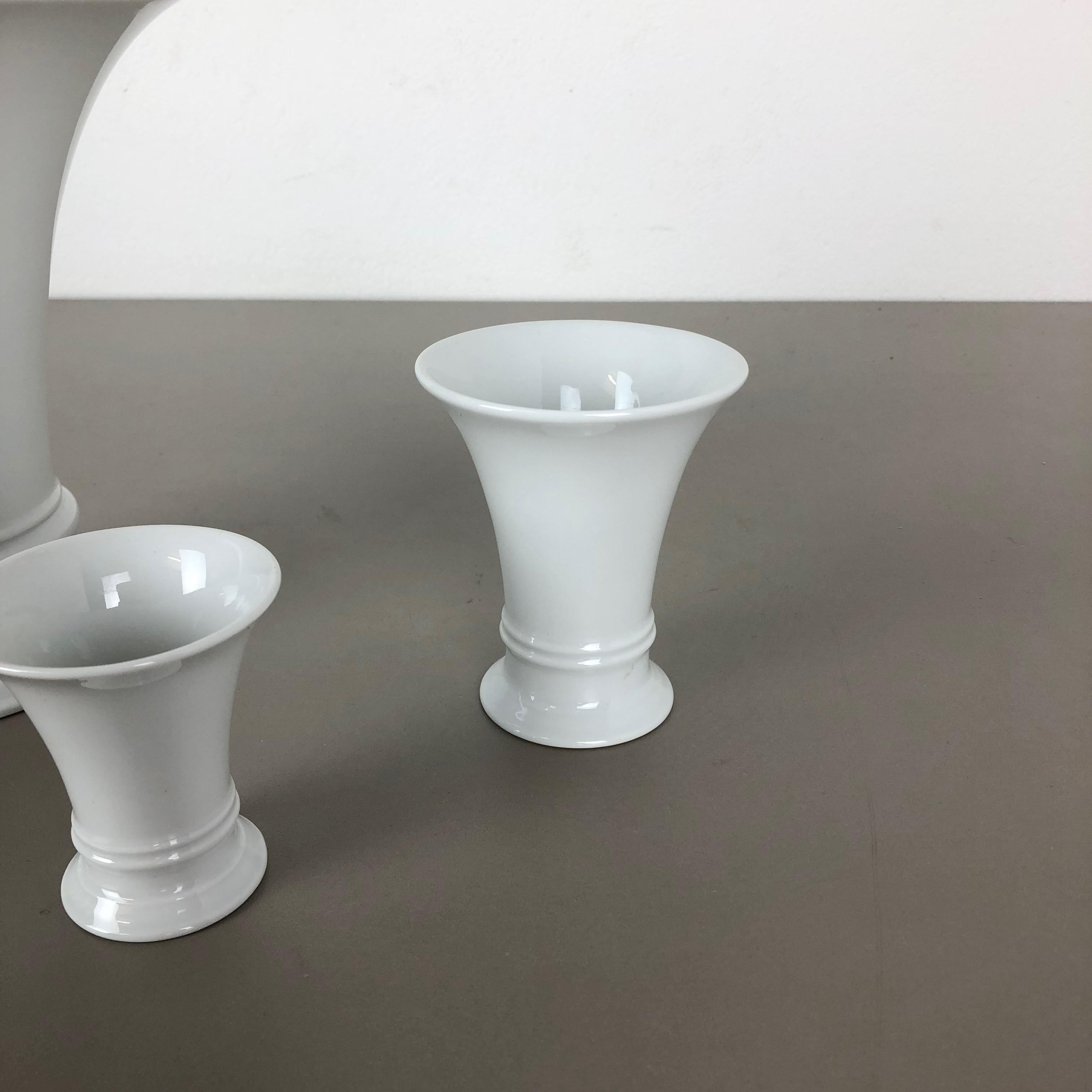 Set von 3 Op-Art-Vasen aus Porzellan, deutsche Vase von Frstenberg Ceramics, Deutschland 1970er Jahre (Moderne der Mitte des Jahrhunderts) im Angebot