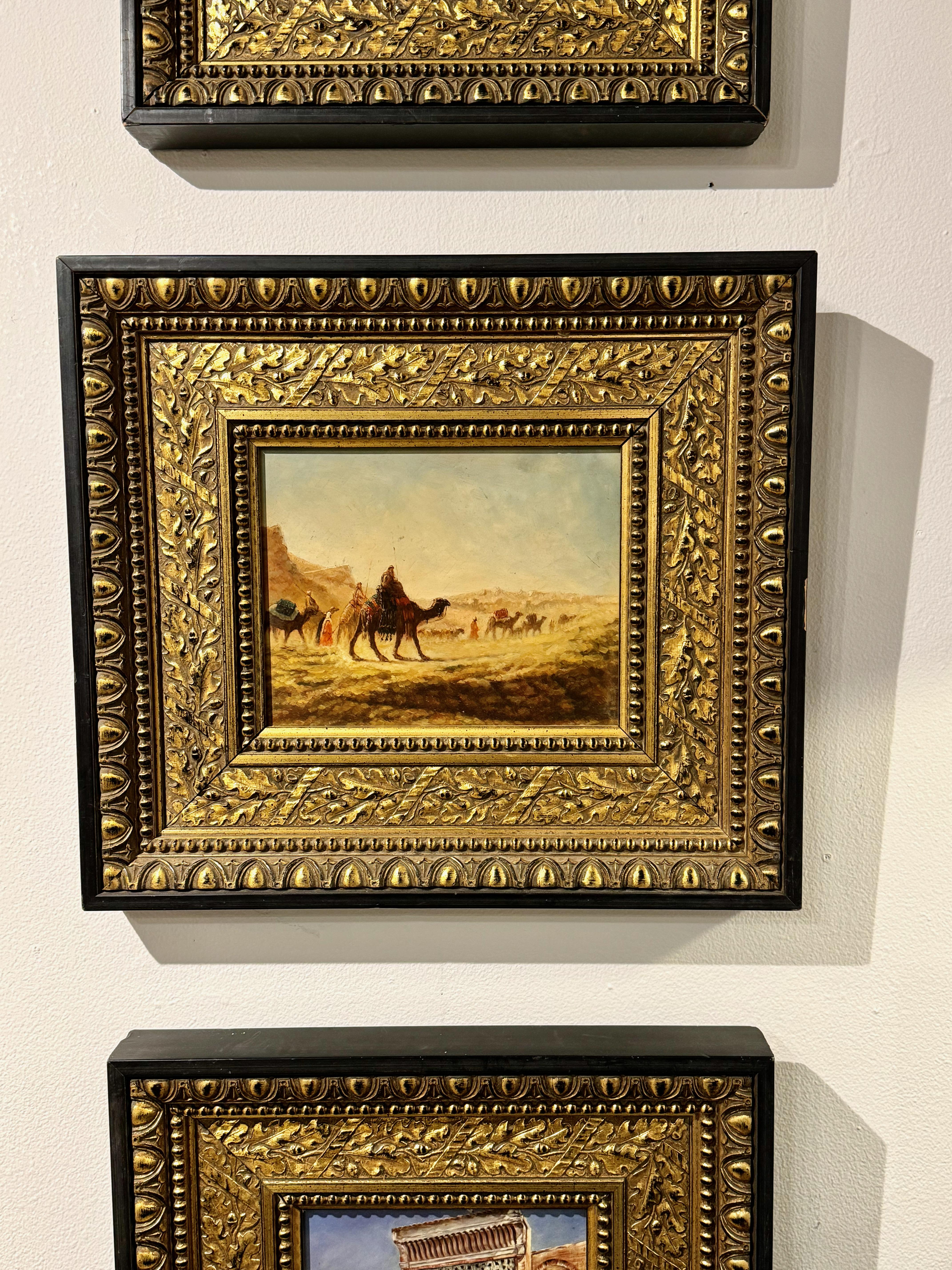 Aesthetic Movement Set of 2 Orientalist Painting, 19th Century