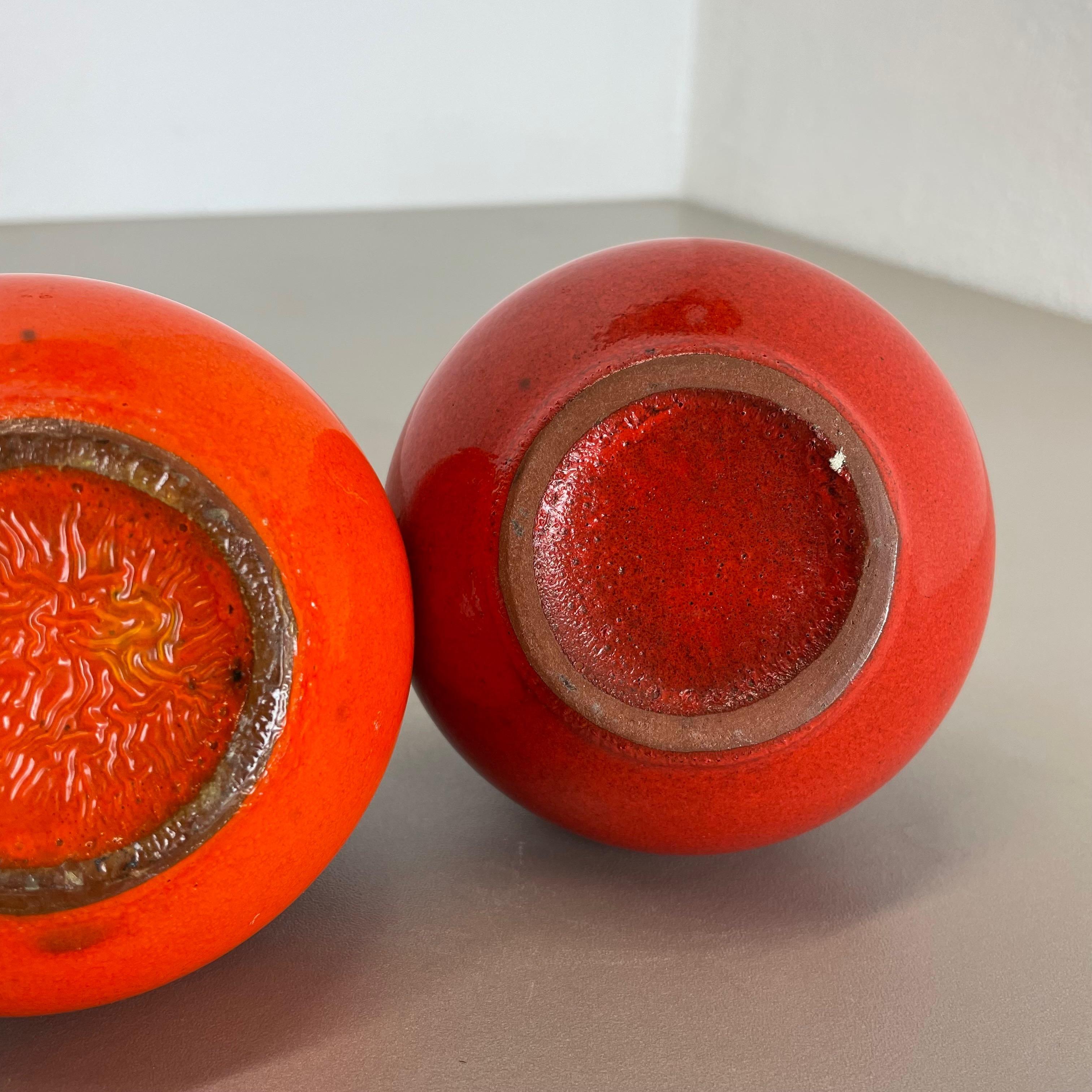 Set von 3 Original-Keramik-Studio-Keramik-Vasen von Roth Ceramics, Deutschland im Angebot 13
