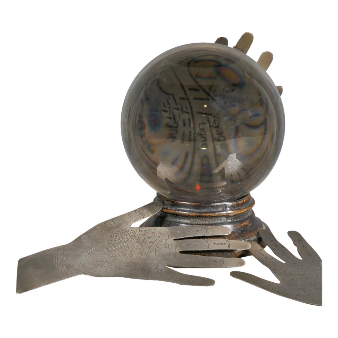 Set de 3 mains de chiromancien -Divinatory Objects for Objects Reproduction en vente