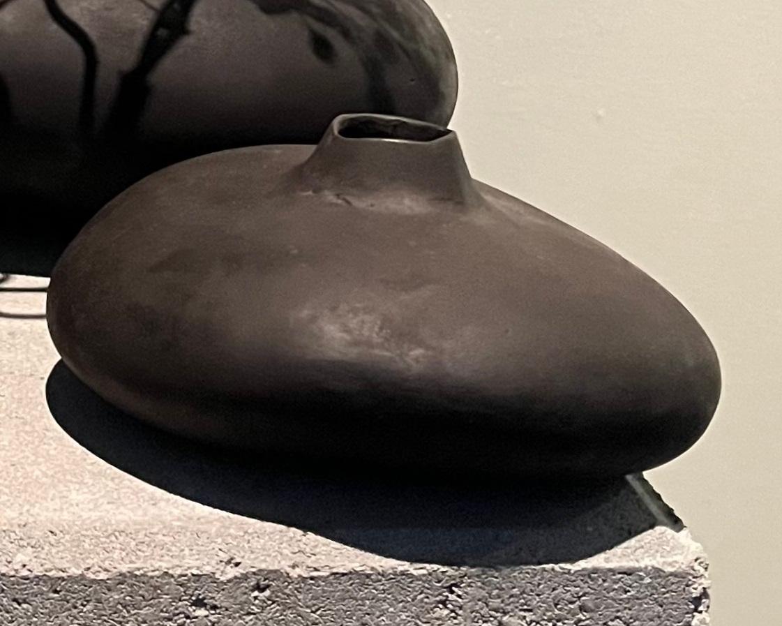 Néerlandais Ensemble de 3 objets en bronze patiné 01 d'Herma de Wit en vente