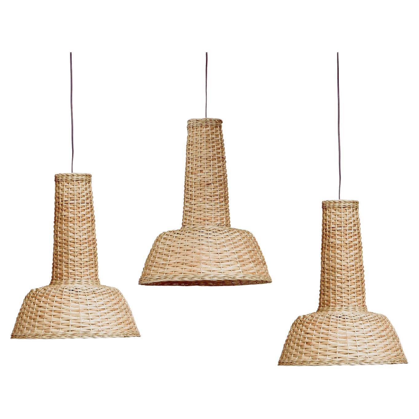 Set of 3 Pendant Lamps by Faina