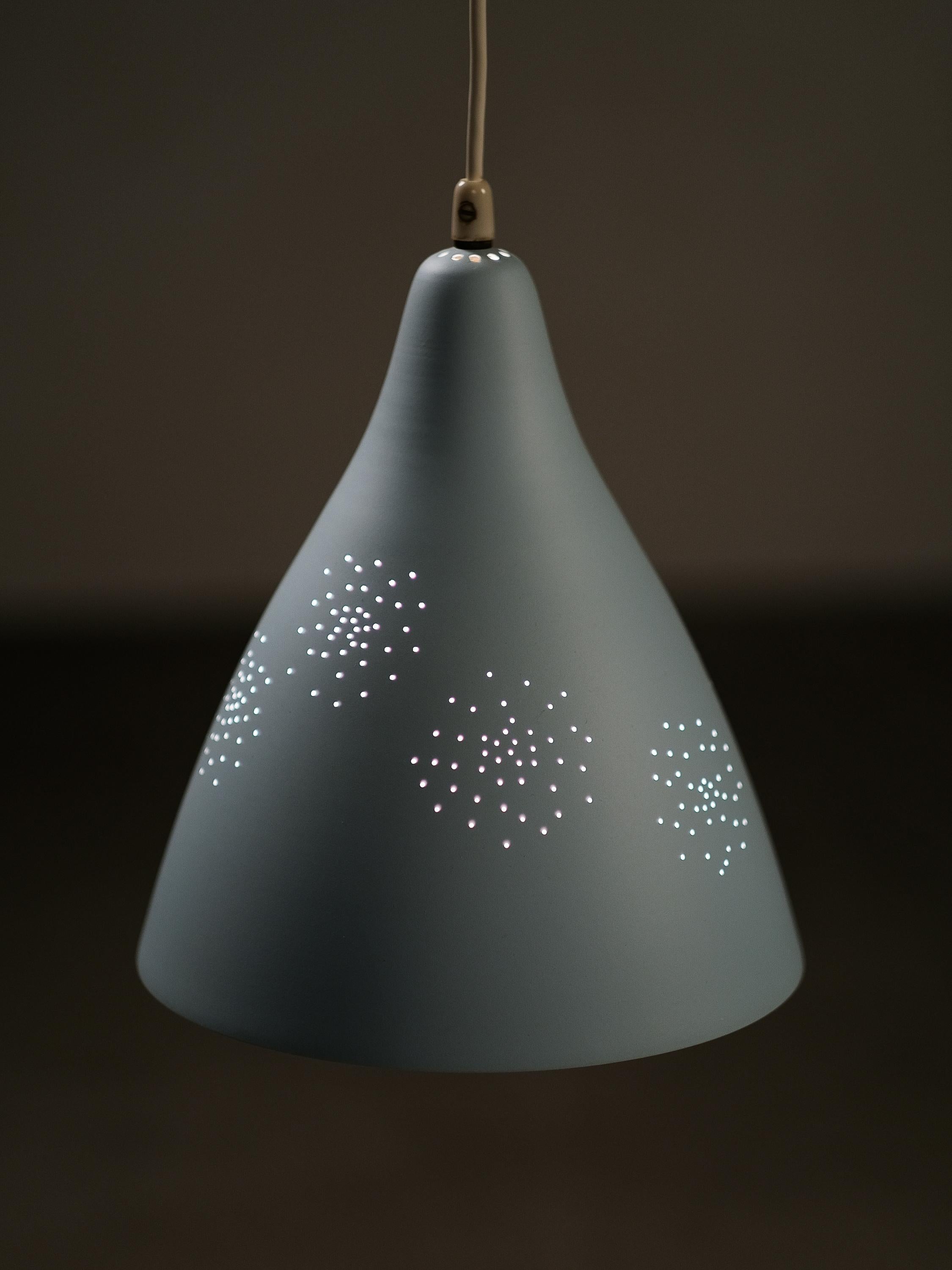 Set of 3 Pendant Lamps Model 61-314 by Lisa Johansson-Pape, Orno, Finland, 1950s For Sale 6
