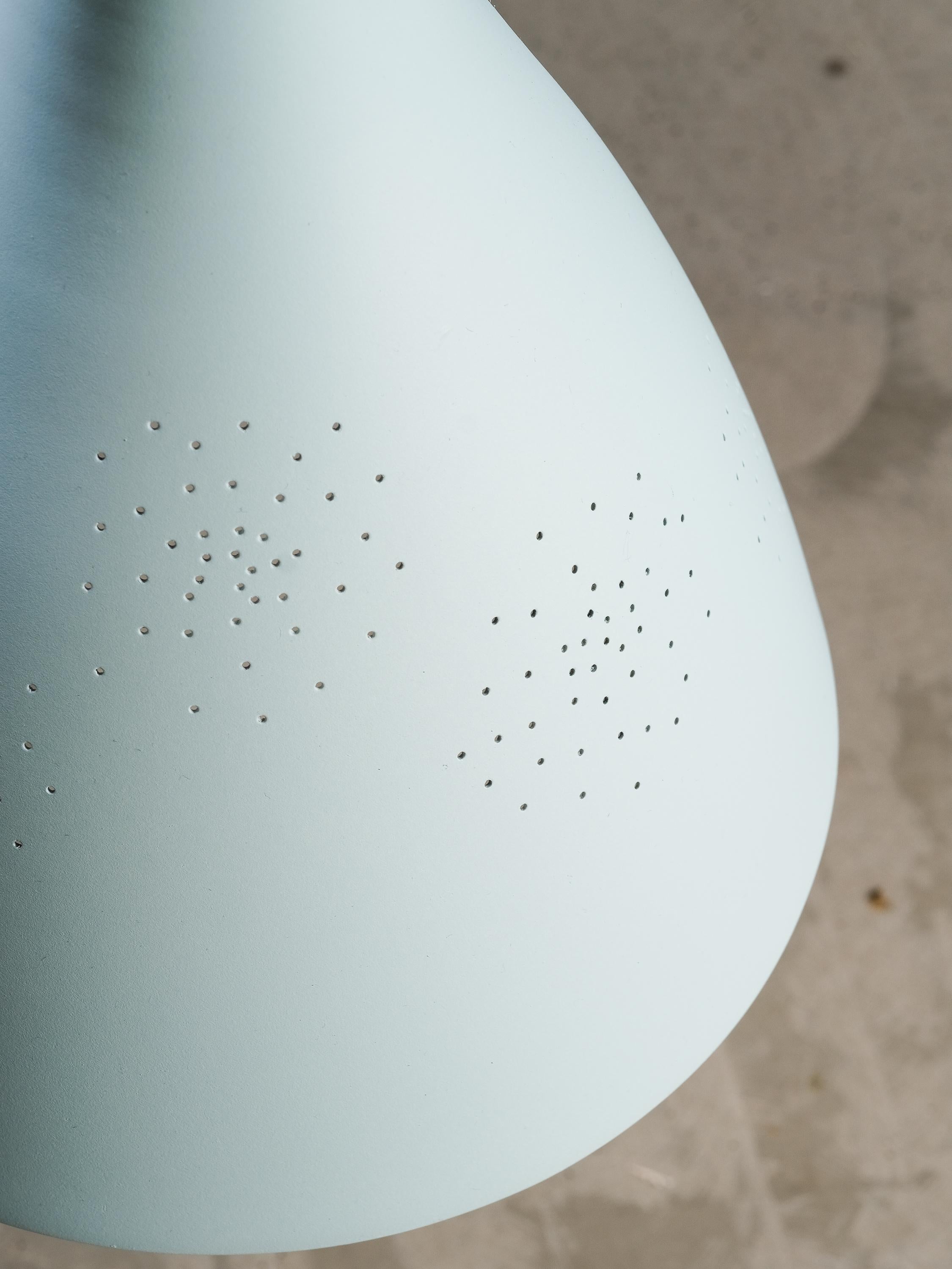 Aluminum Set of 3 Pendant Lamps Model 61-314 by Lisa Johansson-Pape, Orno, Finland, 1950s For Sale