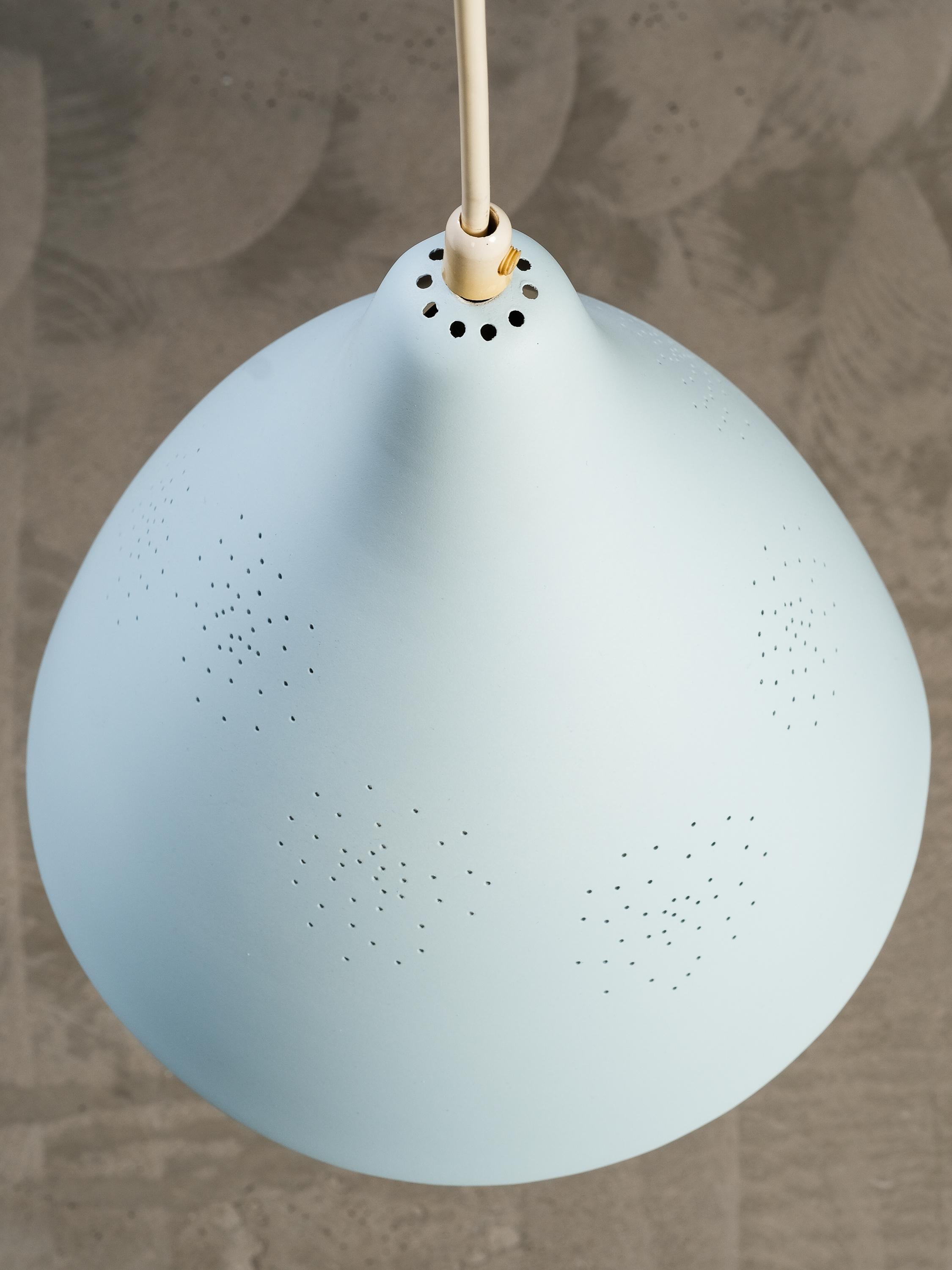 Set of 3 Pendant Lamps Model 61-314 by Lisa Johansson-Pape, Orno, Finland, 1950s For Sale 2