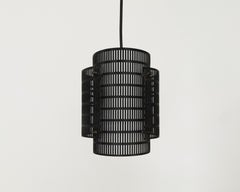 Set aus 3 Pendelleuchten aus perforiertem Metall