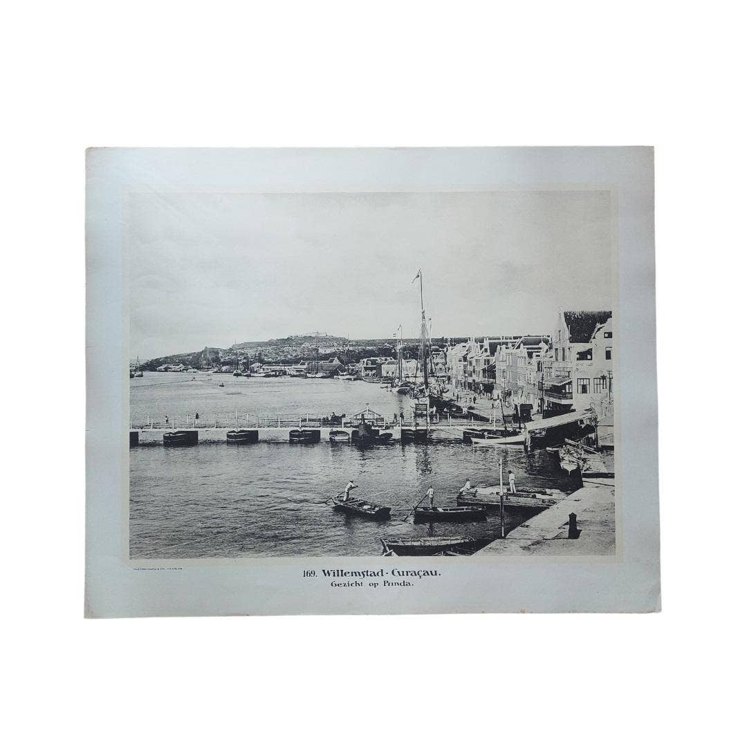 Set of 3 Photographic Plates of Aruba, Bonaire, and Curaçao