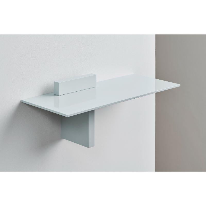 Set of 3, Piazzetta Shelves, Light, Cement and Pebble Grey by Atelier Ferraro For Sale 2