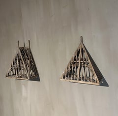 Set of 3 Piece de Maitrise, Architectural Roof mpdels