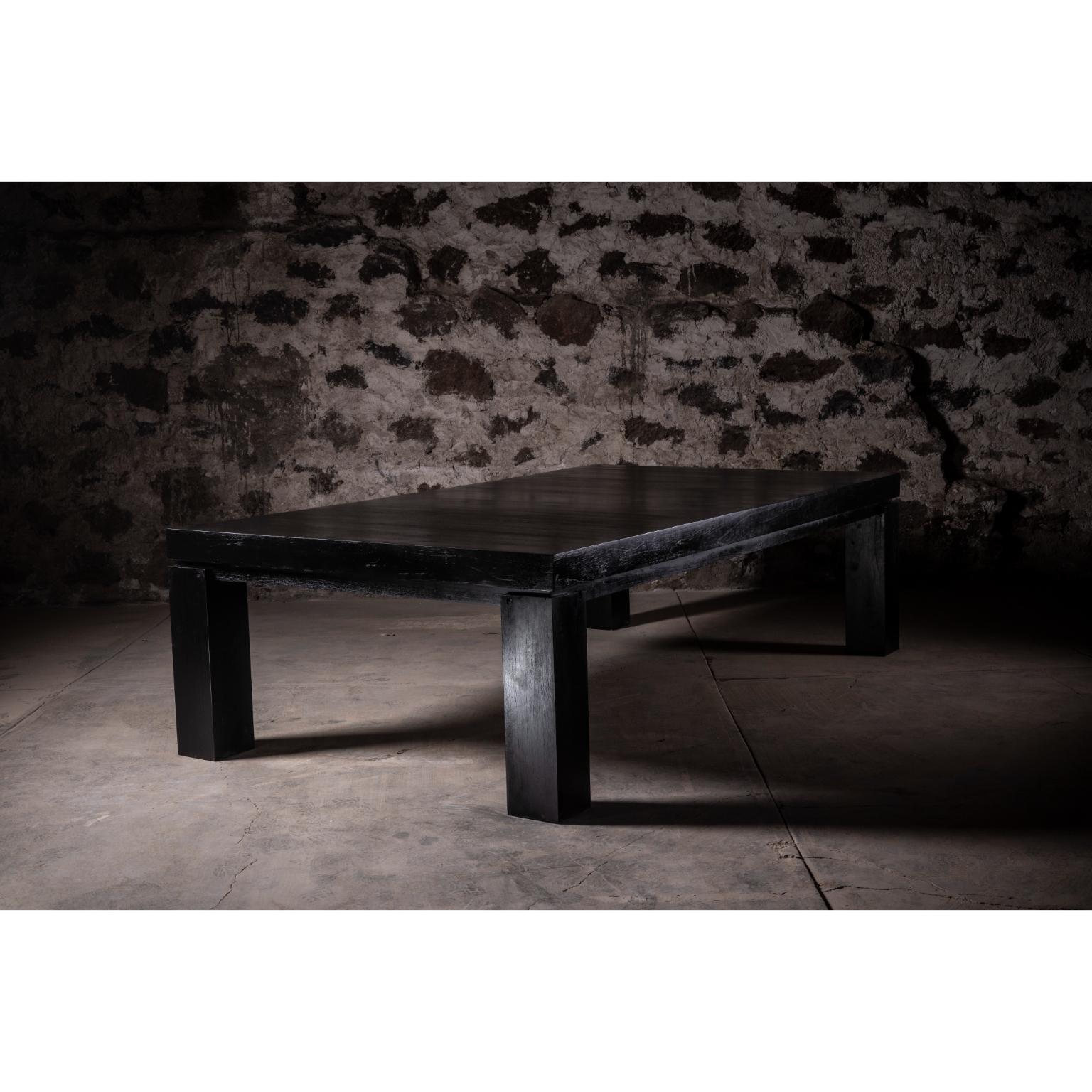 Set Of 3 Ping Pong Oak Game Table & Two Natural Teak Benches by No Age Studio en vente 11