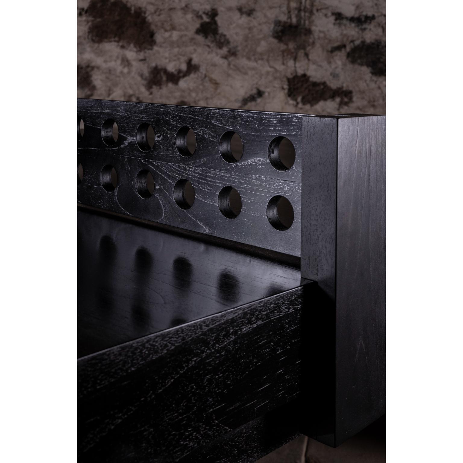 Mexicain Set Of 3 Ping Pong Oak Game Table & Two Natural Teak Benches by No Age Studio en vente