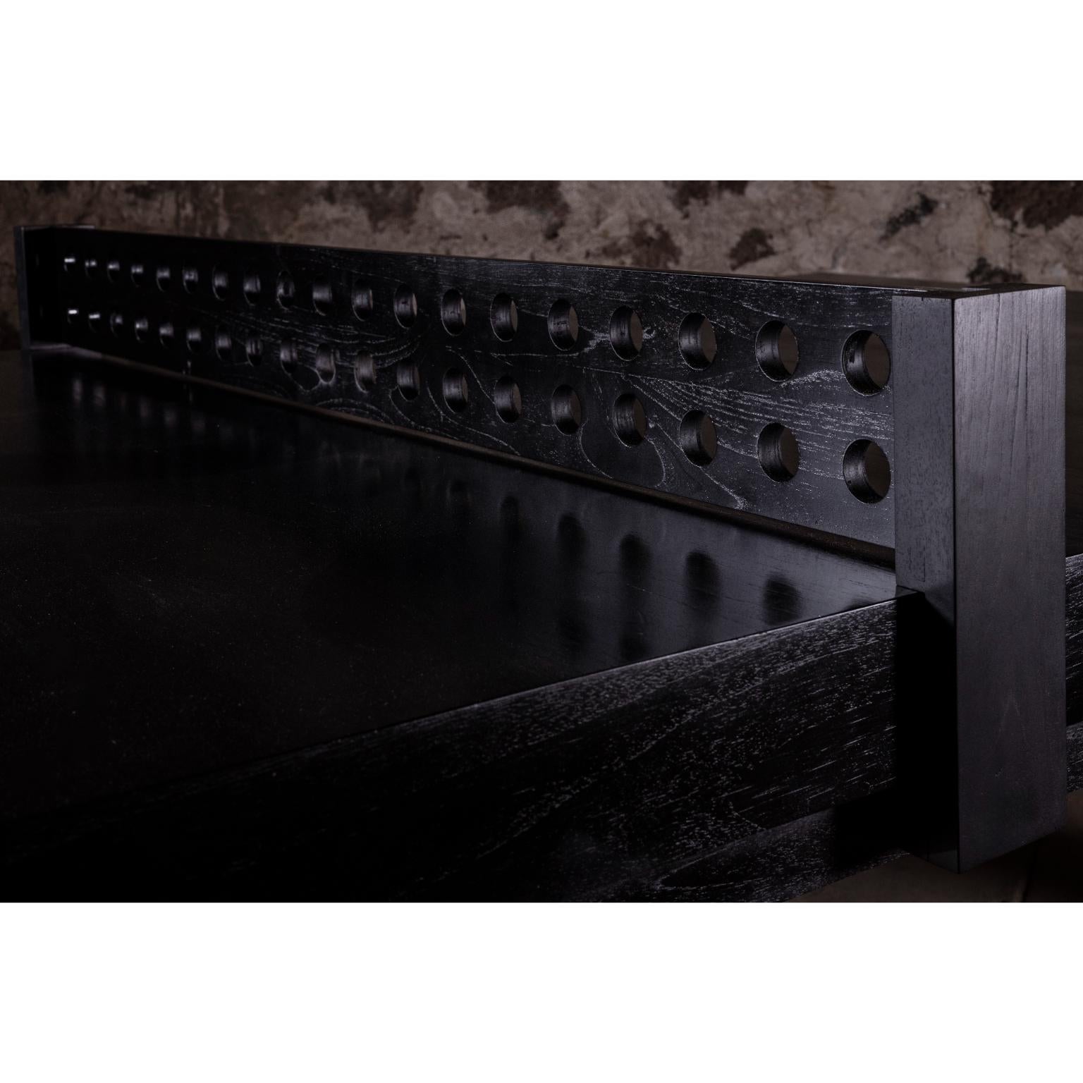 Set Of 3 Ping Pong Oak Game Table & Two Natural Teak Benches by No Age Studio Neuf - En vente à Geneve, CH