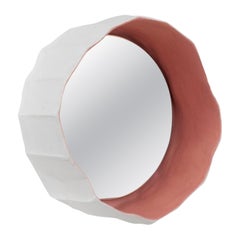 Set di 3 specchi rosa Ninfea 12 di Giovanni Botticelli & Paola Paronetto