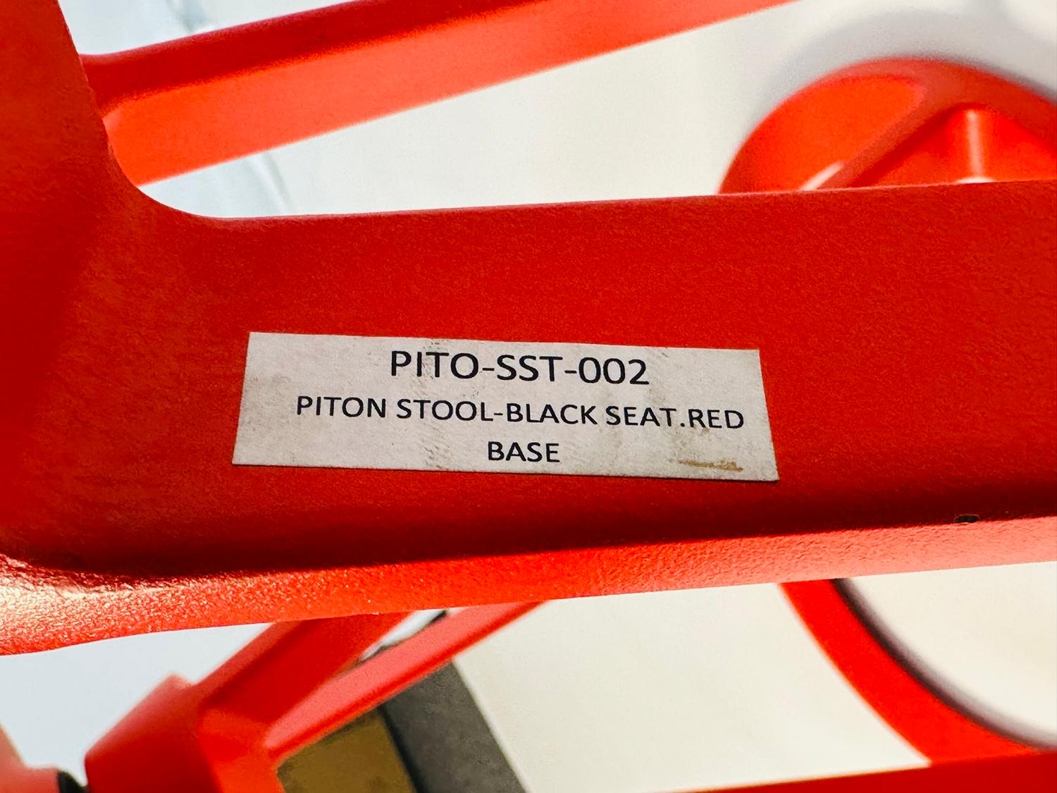 Set of 3 Piton Stools by Edward Barber & Jay Osgerby for Knoll, Signed For Sale 9