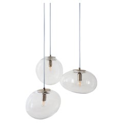 Set of 3 Planetoide Juno Crystal Pendants by Eloa