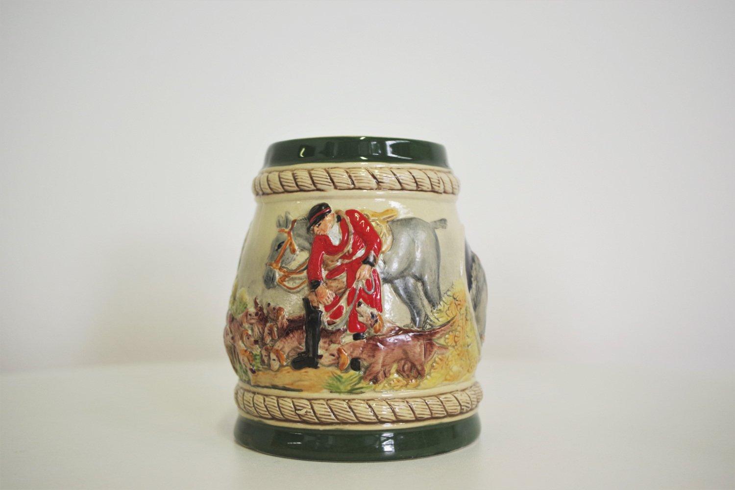 Juego de 3 jarras de cerveza de porcelana - 1980s Vintage en venta 2