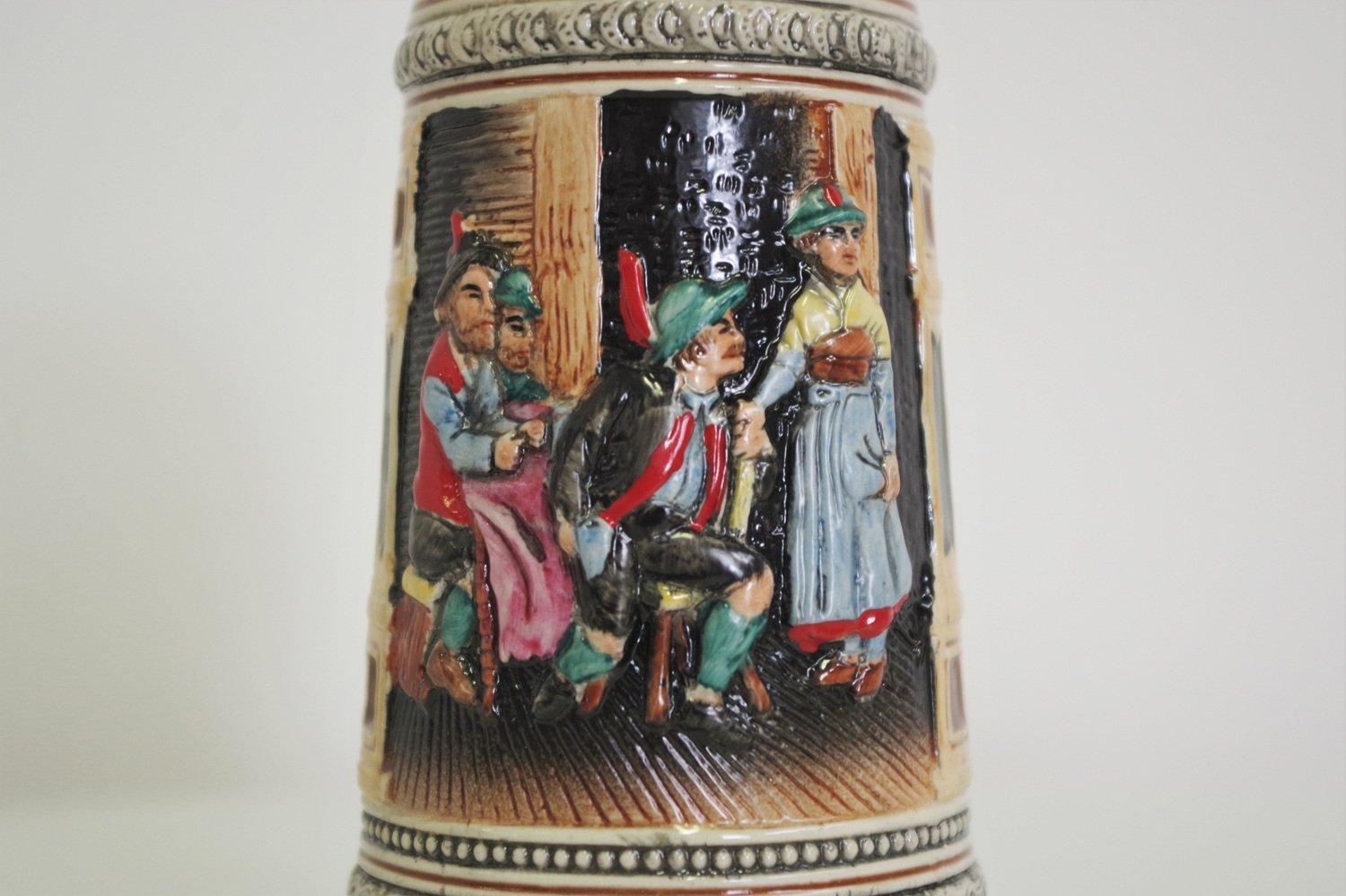 Juego de 3 jarras de cerveza de porcelana - 1980s Vintage en venta 3
