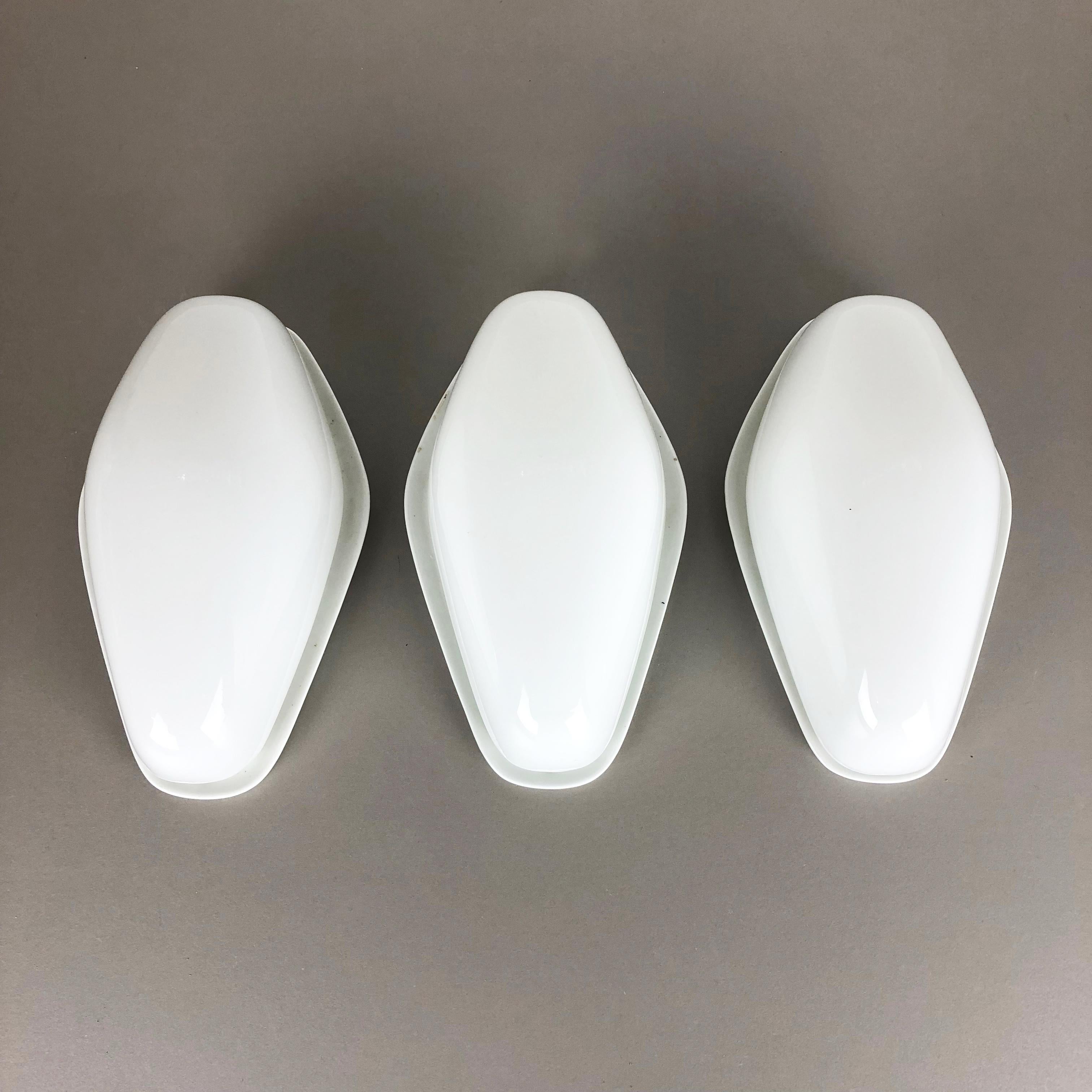 Set of 3 Porcelain Wall Light 