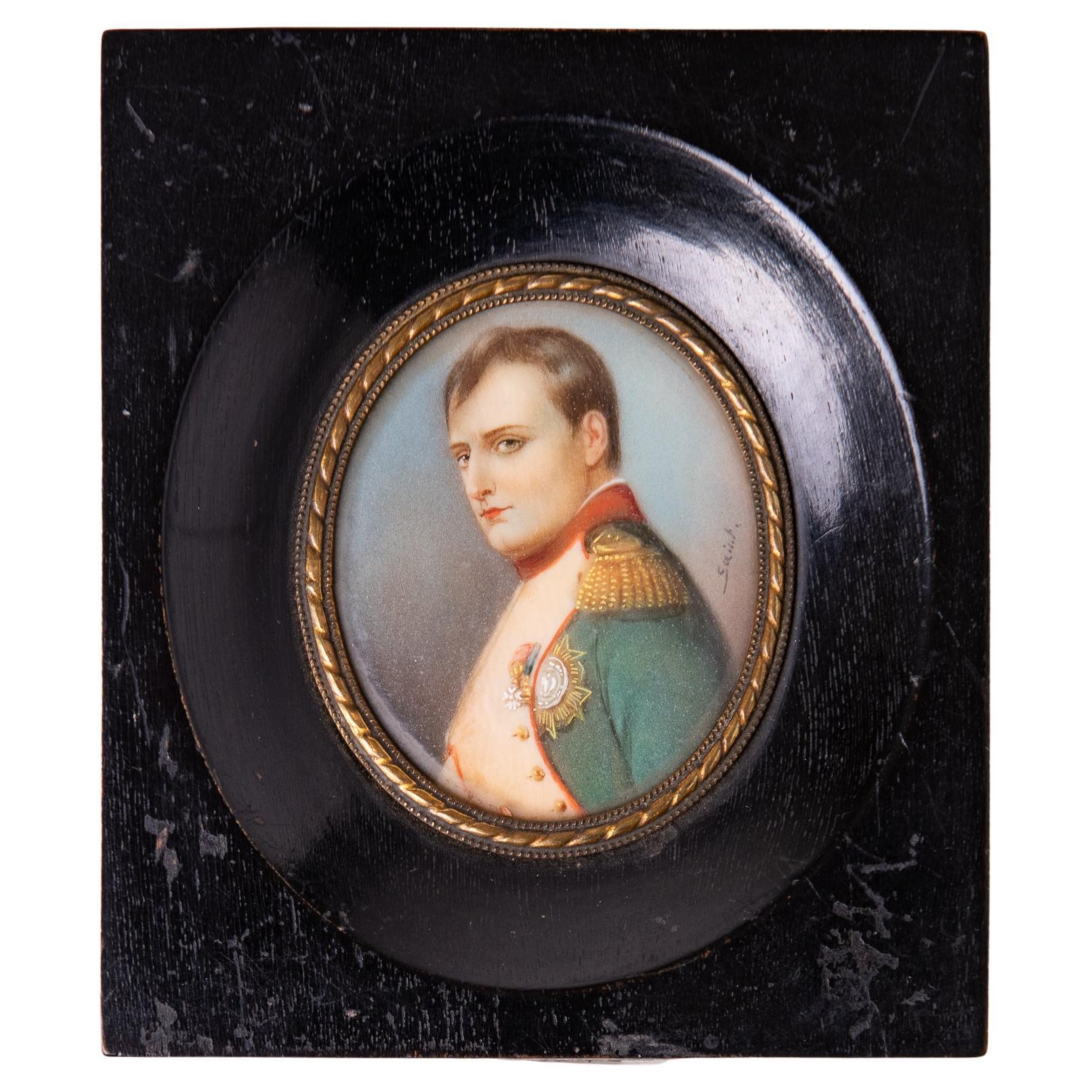 Conjunto de 3 retratos de Napoleón con su mujer y su hijo en Excelente estado para la venta en Alessandria, Piemonte