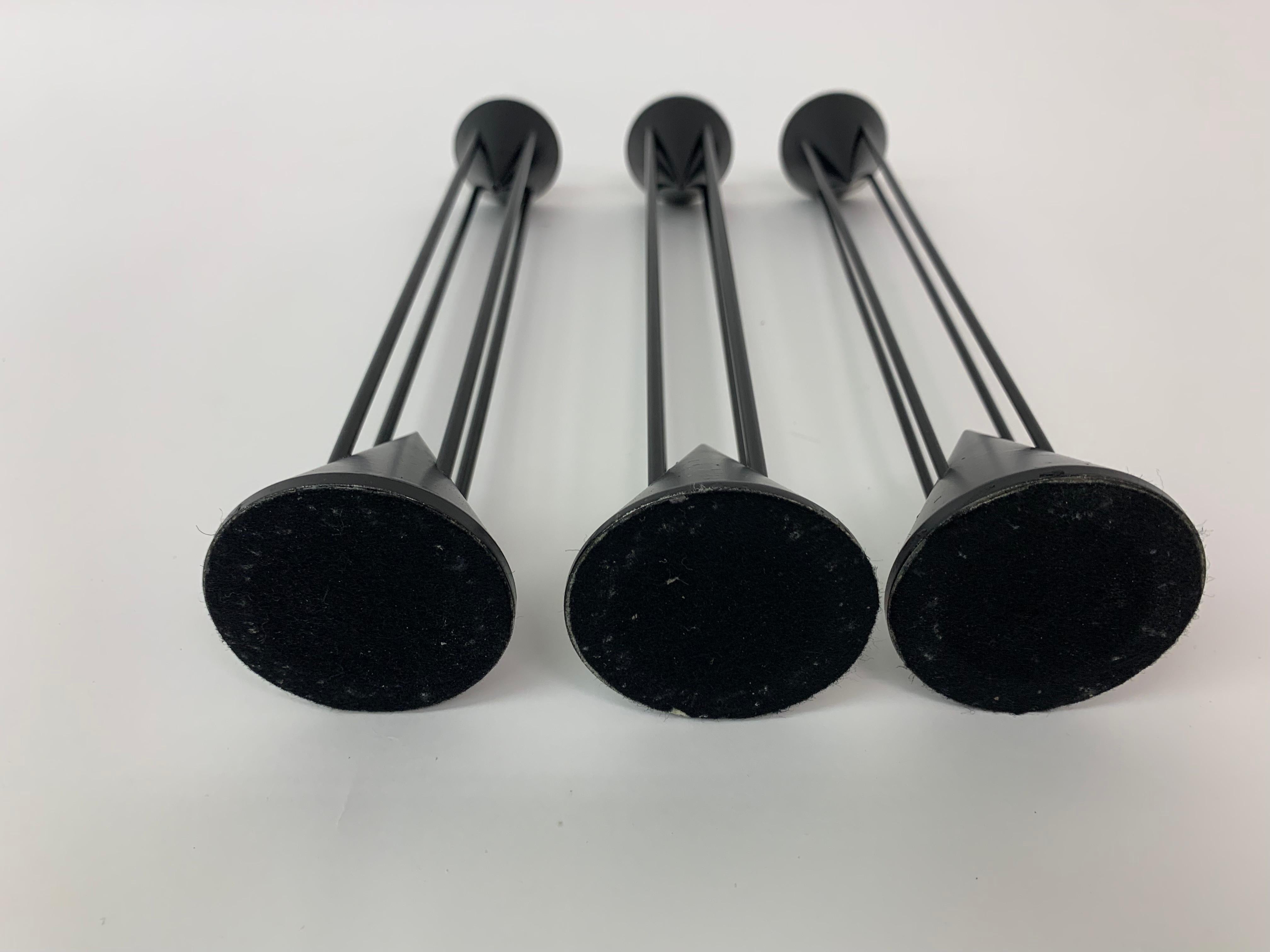 Set di 3 candele post-moderne Memphis di Markus Borgens, anni '80 in vendita 3