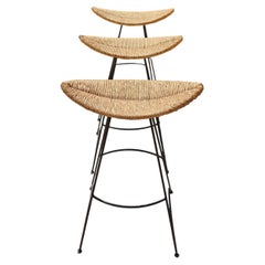 Set of 3 Postmodern "Banana" Bar Stools by Tom Dixon for Cappellini, Italy 1988