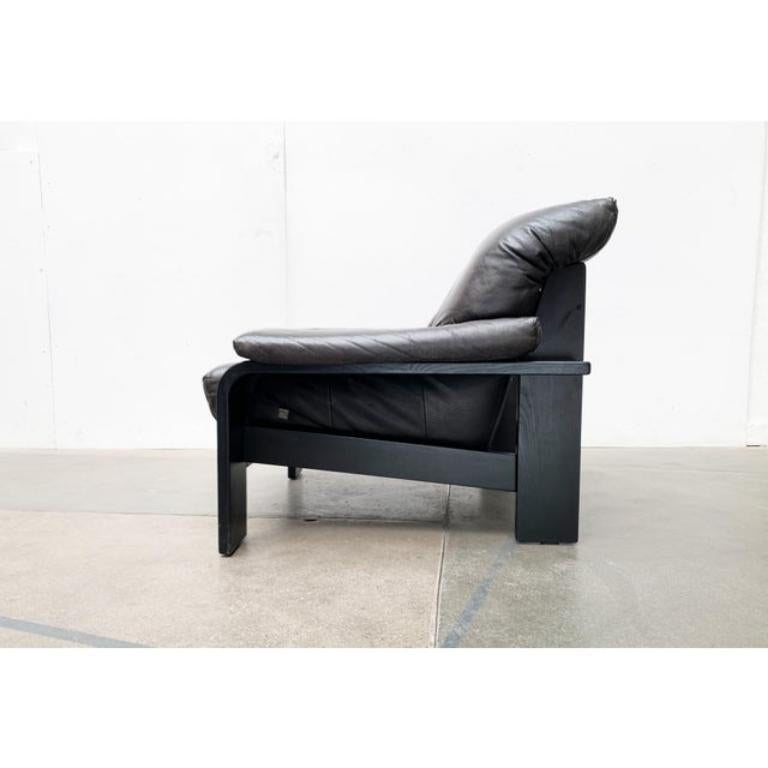 Set of 3 Postmodern German Brutalist Lounge Armchairs & Sofa by Rolf Benz, 1990s For Sale 5