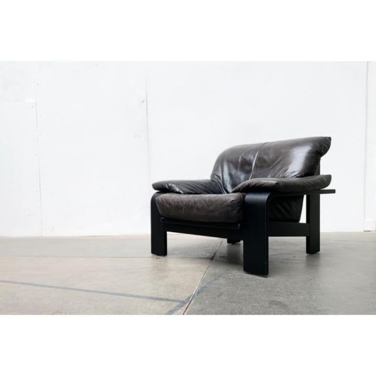 Set of 3 Postmodern German Brutalist Lounge Armchairs & Sofa by Rolf Benz, 1990s In Excellent Condition For Sale In Hamburg, DE