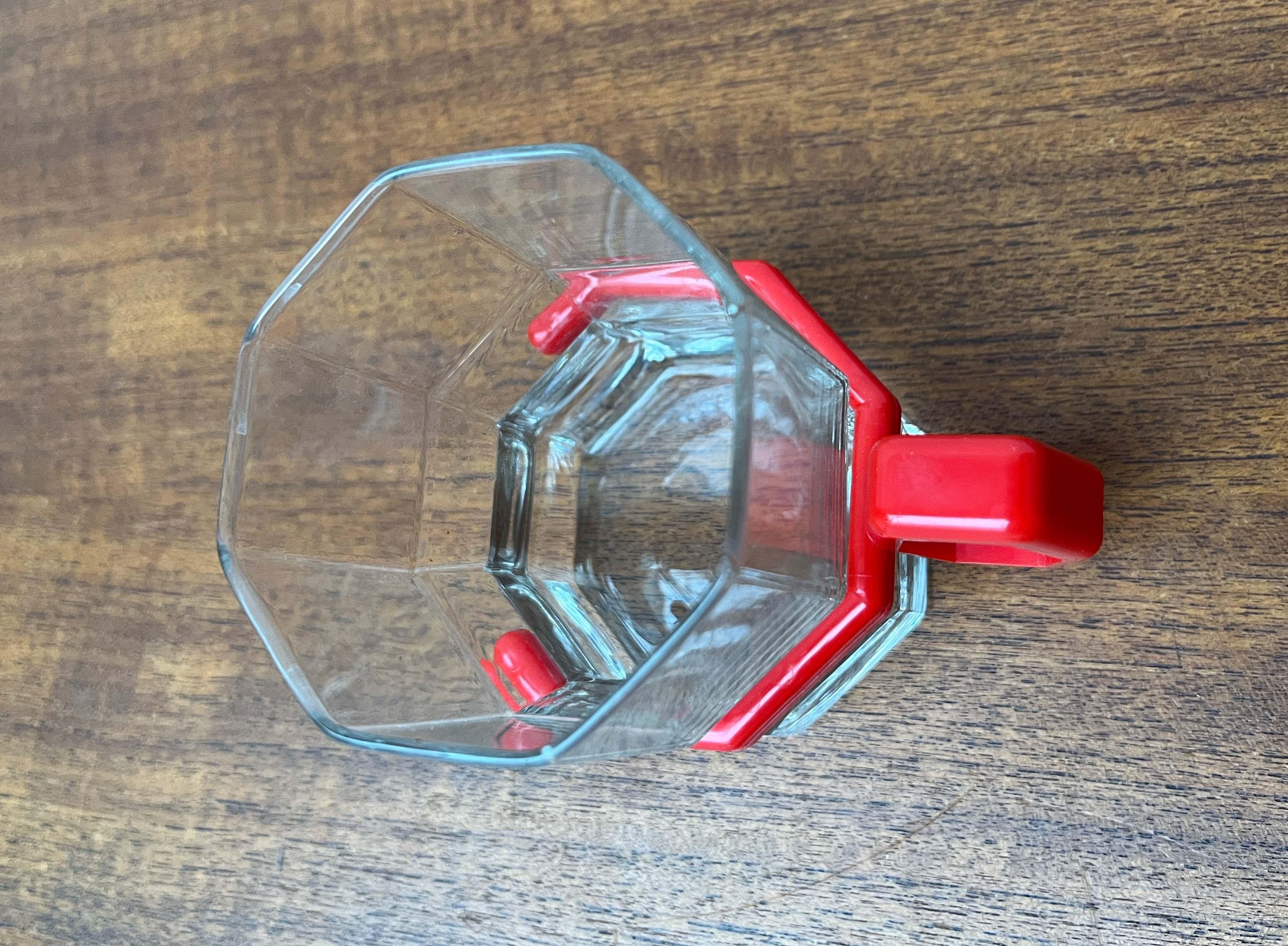 Juego de 3 vasos de té octogonales postmodernos, años 80 en venta 5