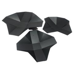 Set von 3 postmodernen Origami-Tabletts von Tair Mercier 