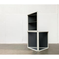 Set of 3 Postmodern Profilsystem Corner Cabinets by Elmar Flötotto, 1980s