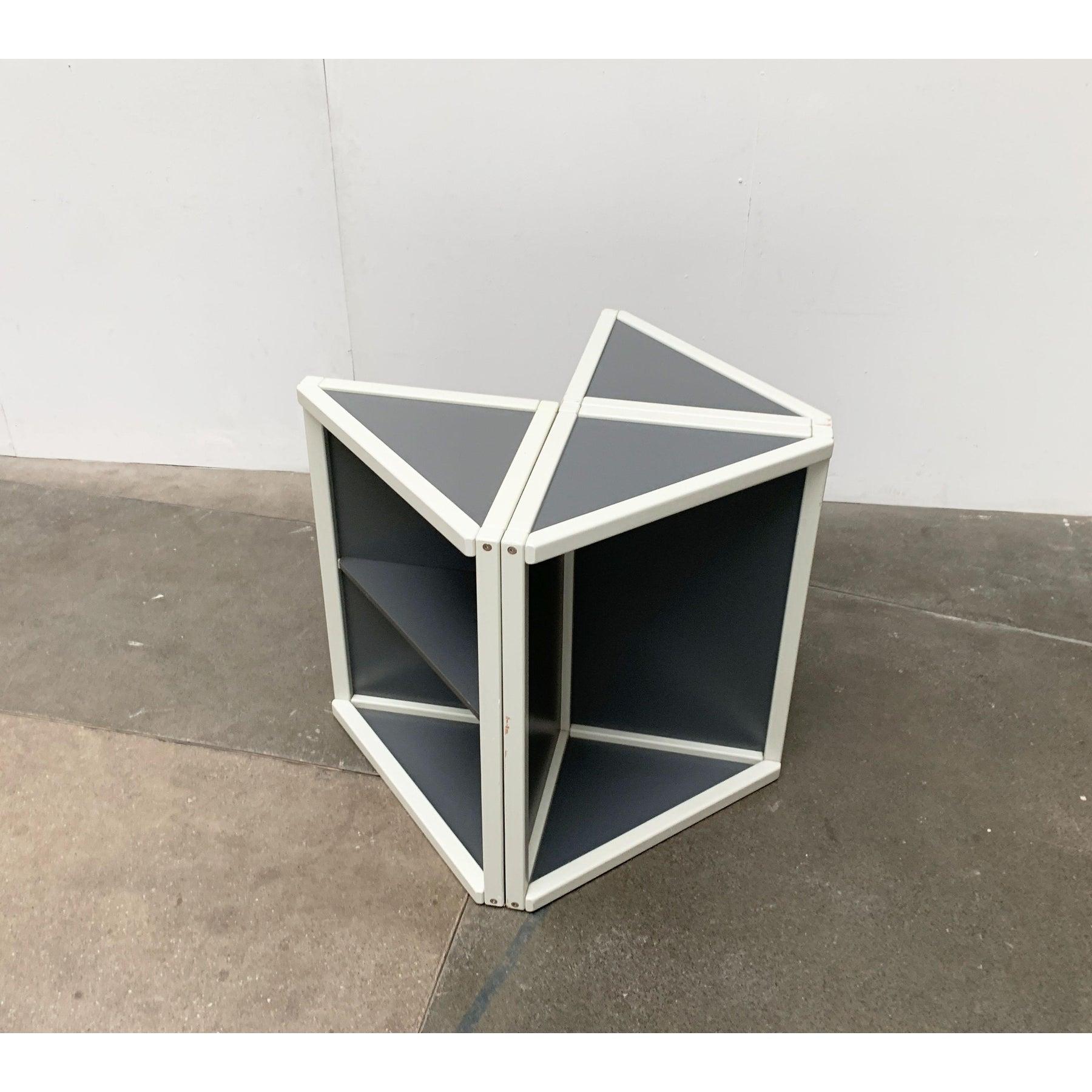 Set di 3 armadietti angolari Profilsystem postmoderni di Elmar Flötotto, anni '80 in vendita 2
