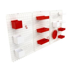 Set of 3 Postmodern Wall Unit by Boccato, Gigante, Zambusi for Seccose, 1980s