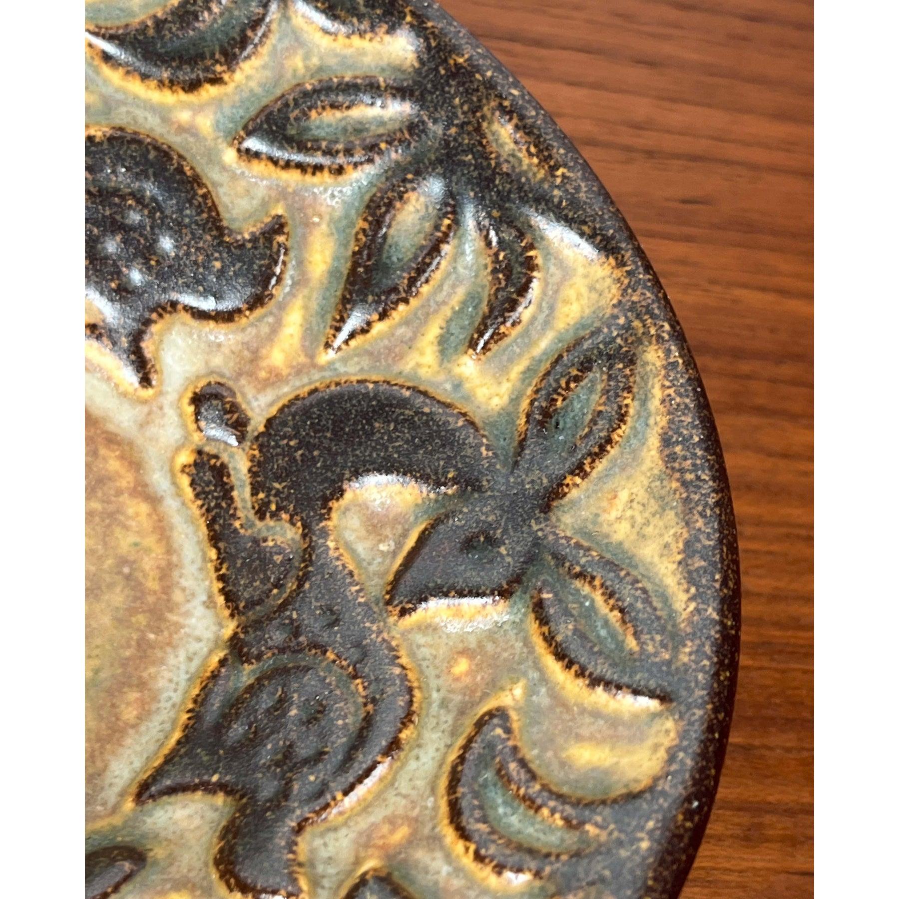 Juego de 3 cuencos y candelabro de cerámica de Michael Andersen Keramik, años 60 Moderno de mediados de siglo en venta
