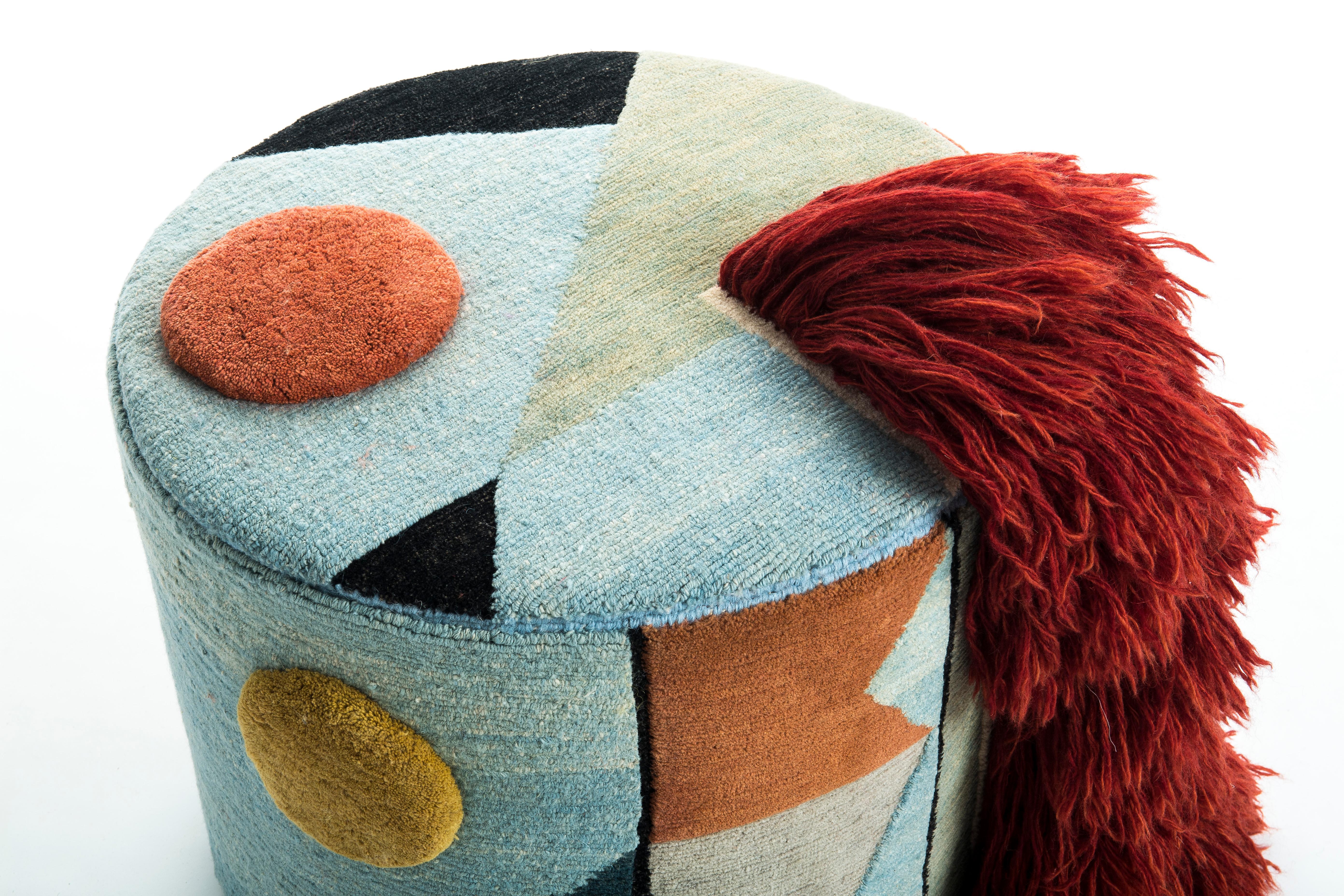 Ensemble de 3 poufs Charaktere Fred, Massimiliano et Colette de Lyk Carpet en vente 4