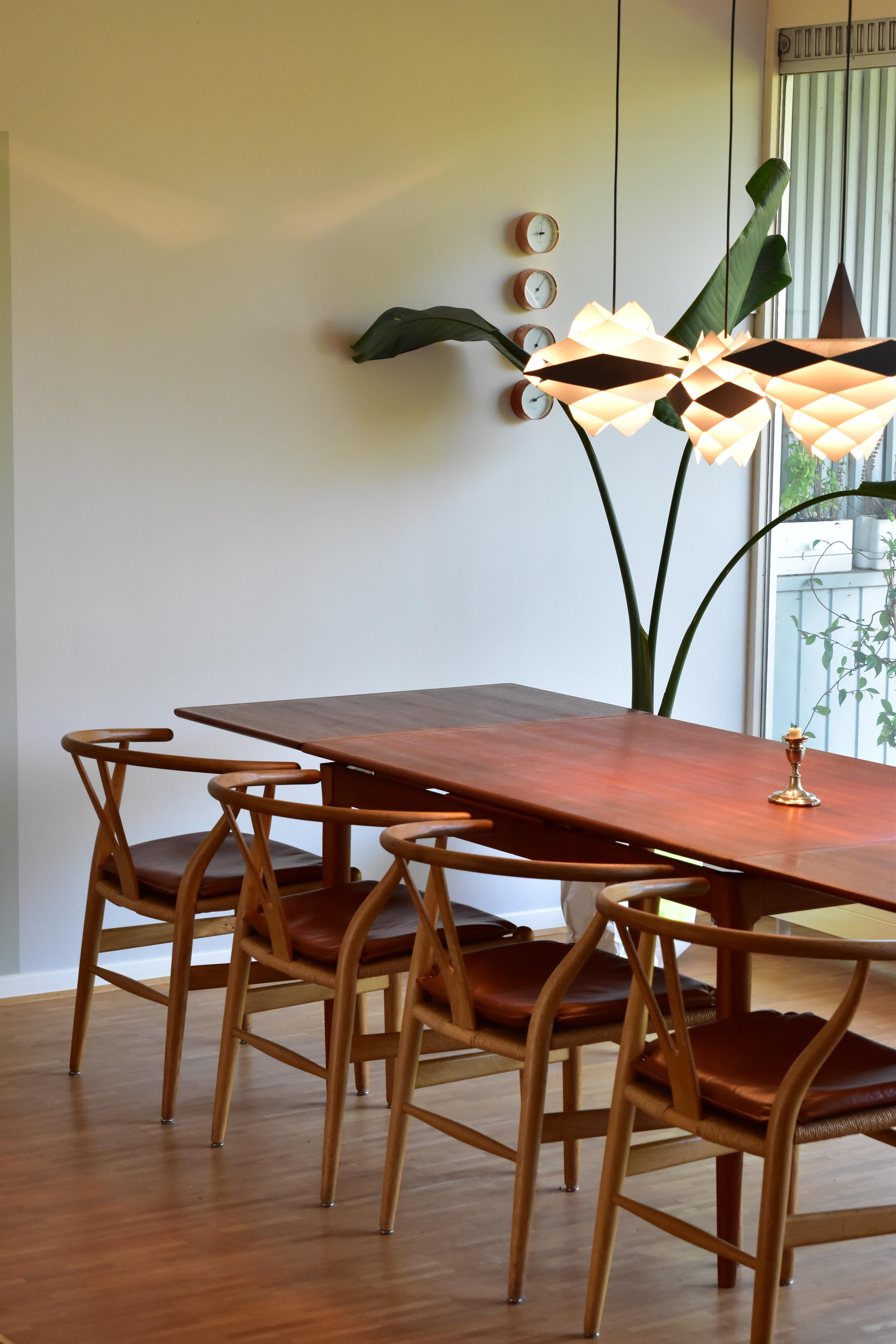 Mid-20th Century Set of 3 Preben Dahl Symfoni Pendants Light by Hans Følsgaard, 1960, Denmark For Sale