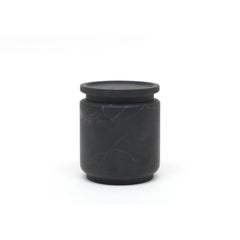 Set of 3 Pyxis Pots, Black by Ivan Colominas