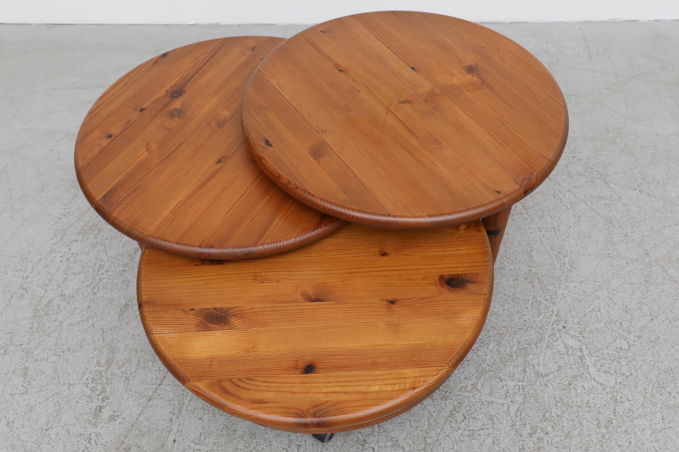 Set of 3 Rainer Daumiller 'Attr' Round Nesting Tables 7