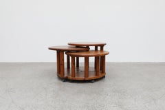 Set of 3 Rainer Daumiller 'Attr' Round Nesting Tables