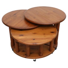 Set of 3 Rainer Daumiller 'Attr' Round Nesting Tables